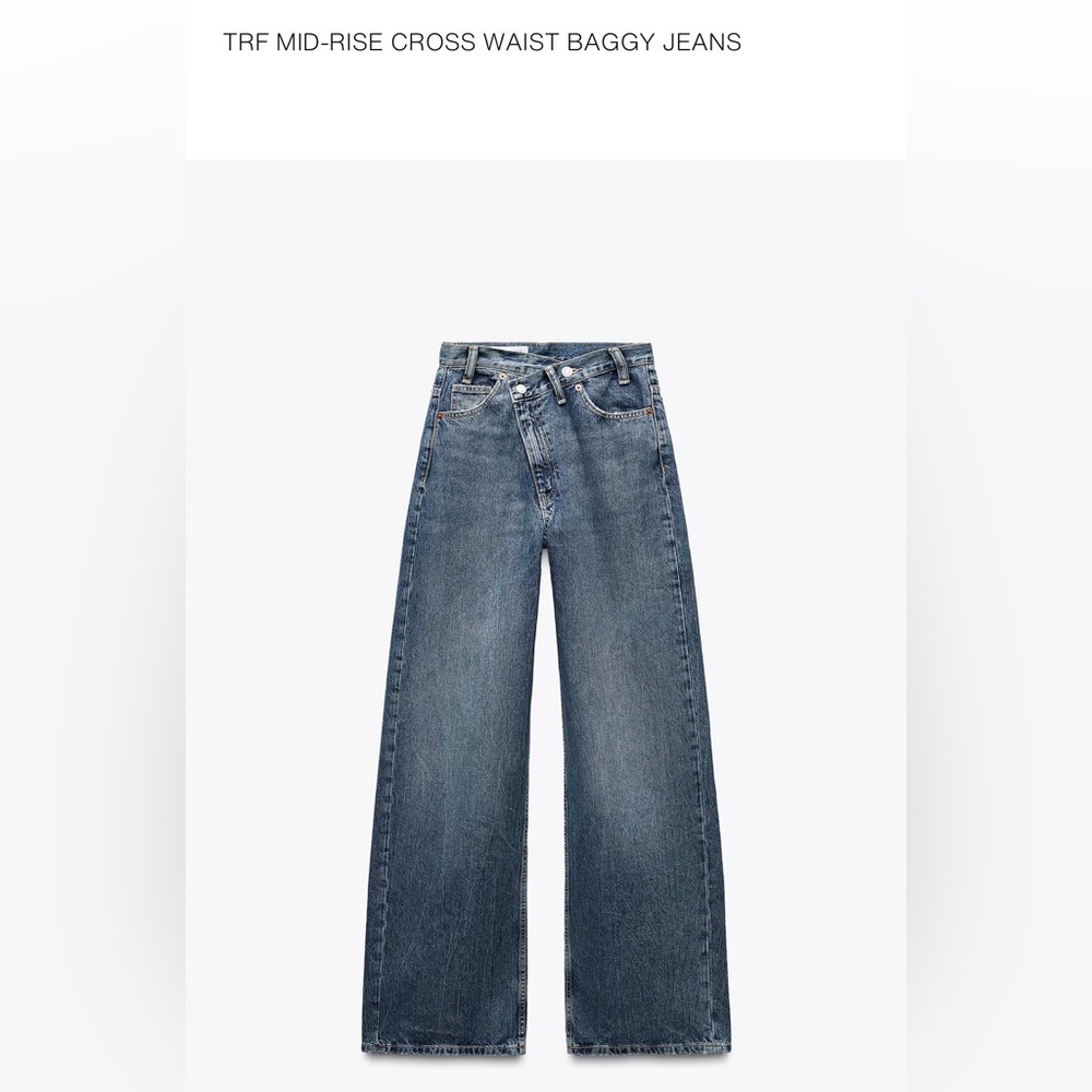 Zara Crossover wide leg jeans